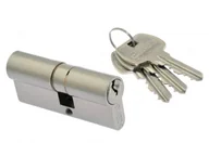 Zamki i wkładki - Gerda Wkładka bębenkowa E1 35/35 nikiel perłowy - miniaturka - grafika 1