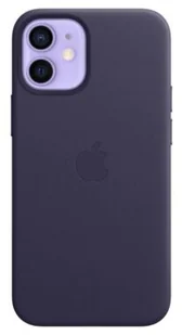 Apple Etui Skórzane z MagSafe do iPhonea12 mini fioletowe MJYQ3ZM/A - Etui i futerały do telefonów - miniaturka - grafika 3