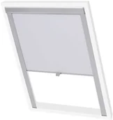 Rolety - vidaXL Roleta zaciemniająca, biała, CK04 - miniaturka - grafika 1