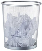 Kosze na śmieci - Relaxdays kosz na śmieci z metalu, kosz na śmieci z siatki drucianej, kosz druciany do biura,  26 cm, wysokość 27,5 cm, różne kolory 10022506_55 - miniaturka - grafika 1