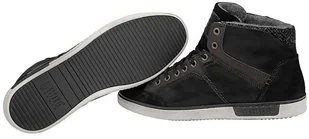 Mustang Trzewiki Sneakersy 35A042 4866-503-9 Schwarz Czarne zimowe 41006 - Botki męskie - miniaturka - grafika 3