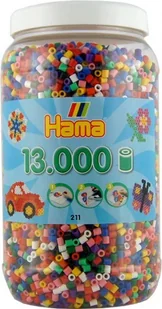 Hama 211-00 Midi Koraliki w plastikowej tubie 13000 el - Prace ręczne dla dzieci Hama 211-00 Midi Koraliki w plastikowej tubie 13000 el - Prace ręczne dla dzieci - miniaturka - grafika 3