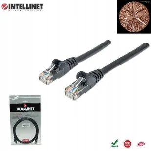 Intellinet Patch Cord 100% miedź Cat.6 Utp, 2m, cz - Patchcordy - miniaturka - grafika 8