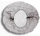 Pozostałe akcesoria fryzjerskie - Donegal SIATKA D WŁOSÓW Drobna czarna 5903 1) Donega - miniaturka - grafika 1