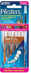 PIKSTERS R9 szczoteczki międzyzębowe 7 szt - Szczoteczki międzyzębowe - miniaturka - grafika 2