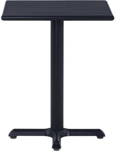 vidaXL Stolik ogrodowy, czarny, 60x60x75 cm - Stoły ogrodowe - miniaturka - grafika 2