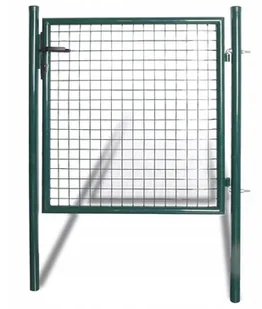 Furtka 100x150cm ciemnozielona - Ogrodzenia - miniaturka - grafika 3