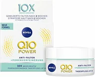 Kremy do twarzy - Nivea Q10 Power Anti-Falten + naprężanie poprawiające pory, krem dzienny z LSF 15, 2 szt. w opakowaniu (2 x 50 ml) - miniaturka - grafika 1