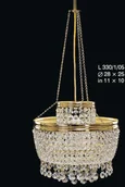 Lampy sufitowe - Elita bohemia Żyrandol kryształowy 0-ramienny - Bohemia L 711/1/05 - miniaturka - grafika 1