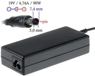 Akyga Zasilacz Akyga do notebooka AK-ND-04 19V 4,74A 90W 7.4 5.0+pin AK-ND-04 - Zasilacze do laptopów - miniaturka - grafika 2
