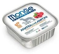 Mokra karma dla psów - Monge Fruit Dog Monoprotein Kaczka z malinami 150 g - miniaturka - grafika 1