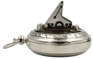 GD Srebrzysty zegar słoneczy z kompasem NC1028 224335 - Dekoracje domu - miniaturka - grafika 5