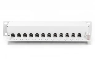 Digitus Patch panel 10 cali 12-portów RJ-45 Kat.6 ekranowany 1U kompletny LSA wspornik kablowy szary + EKSPRESOWA DN-91612S-G - Pozostałe akcesoria sieciowe - miniaturka - grafika 4