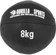 Piłki do ćwiczeń - Gorilla Sports Piłka lekarska ze skóry syntetycznej 8kg (100783-00019-0014) - miniaturka - grafika 1