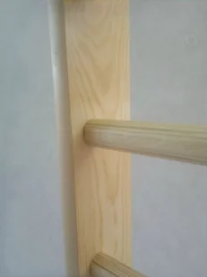 Drabinka gimnastyczna 240 x 90 cm z okuciem - Marbo Sport 1005469 - Wyposażenie sportowe i gimnastyczne - miniaturka - grafika 2