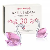 Wesele i ślub - Murrano Kryształowe Łabędzie dla Pary na 30. Rocznicę Ślubu KRSZ-LB-023 - miniaturka - grafika 1