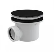 Syfony - PMD Piramida Syfon brodzikowy czarny 90 dodatkowo - miniaturka - grafika 1