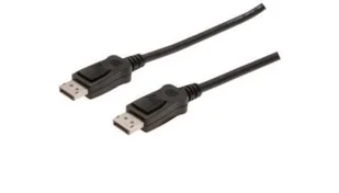 Assmann Kabel połączeniowy DisplayPort 1.1a z zatrzaskami Typ DP/DP M/M czarny 5m AK-340100-050-S - Kable komputerowe i do monitorów - miniaturka - grafika 2