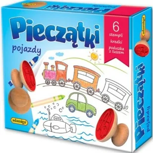Adamigo Pieczątki Pojazdy (6878) - Zabawki kreatywne - miniaturka - grafika 5