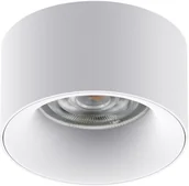 Oprawy, klosze i abażury - Maclean Oprawa podtynkowa tuba punktowa okrągła aluminiowa GU5.3 70x40mm kolor biały MCE457 W/W - miniaturka - grafika 1