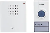 Dzwonki i gongi - Legrand Zestaw dzwonkowy radiowy Essential na baterie biały 094250 - miniaturka - grafika 1