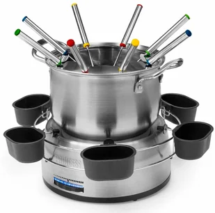 Princess Rodzinny zestaw do fondue, 800 w, stal nierdzewna, szary Princess - Zestawy do fondue - miniaturka - grafika 3