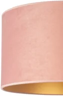Lampy sufitowe - Euluna Lampa sufitowa Golden Roller 40 cm różowa/złota - miniaturka - grafika 1
