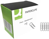 Spinacze i klipsy do papieru - Q-Connect KF27004 spinacze do akt, 77 mm, falowane, ocynkowane, 100 sztuk KF27004 - miniaturka - grafika 1