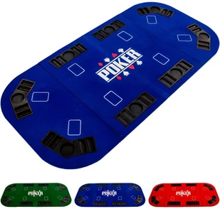 MAKSTOR.pl NIEBIESKI BLAT STÓŁ DO POKERA 160x80 POKER KASYNO 2003013 (20030132) - Zestawy do pokera - miniaturka - grafika 10