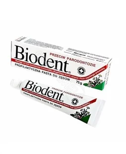 Biodent PASTA PRZECIW PARODONTOZIE 75G - Pasty do zębów - miniaturka - grafika 3