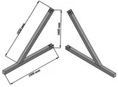 Wciągarki - 081 Podpory do wciągarki budowlanej 08176788 76788-uniw - miniaturka - grafika 1