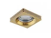 Lampy sufitowe - Azzardo Oczko stropowe Eva S AZ1461 dekoracyjna oprawa w kolorze złotym AZ1461 - miniaturka - grafika 1