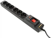 Listwy zasilające - Accura Premium Crux 6 gniazd 2.5m (ACC4023) - miniaturka - grafika 1