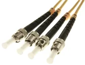 Patchcordy - Opto Patchcord Opto ST/UPC-ST/UPC SM duplex 3m - miniaturka - grafika 1