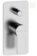 Baterie podtynkowe - Sapho PAX bateria prysznicowa podtynkowa dwie funkcje biały mat XA42/14 - miniaturka - grafika 1