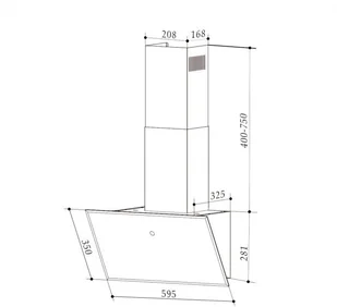 Klarstein Laurel 60 Czarny (CGCH5-Laurel-60) - Okapy kuchenne - miniaturka - grafika 9