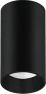 Oprawy, klosze i abażury - Maclean Oprawa natynkowa tuba punktowa okrągła aluminiowa GU10 55x100mm kolor czarny MCE458 B/B - miniaturka - grafika 1