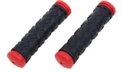 Kierownice rowerowe - Verso Chwyty kierownicy Verso HL-G73 120mm czarno-czerwone para 030186 - miniaturka - grafika 1