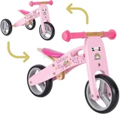 Rowerki biegowe - Bikestar Rowerek biegowy MINI trójkołowy jeździk Bike Star 7" Twist 2w1 różowy RU-07-WD-TO-PINK - miniaturka - grafika 1