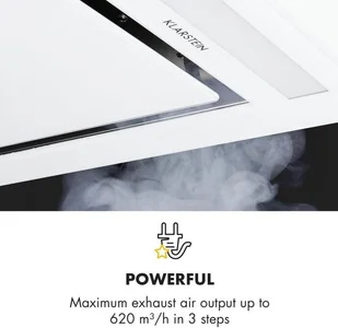 Klarstein Remy 90 Biały (CGCH2-Remy-WH) - Okapy kuchenne - miniaturka - grafika 4