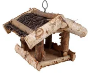Karmniki dla ptaków - Mały Karmnik Z Brzozy TD003 23x20x18 cm - miniaturka - grafika 1