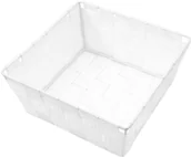 Akcesoria łazienkowe - Sepio Sepio Koszyk Modena biały 9x19x19 cm - miniaturka - grafika 1