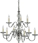 Lampy sufitowe - Interiors Żyrandol TILBURG CA20P9N INTERIORS CA20P9N/INT/CUBI - miniaturka - grafika 1