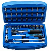 Klucze i nasadki - BGS 2146 zestaw kluczy nasadowych 6, 3 (1/4), 46-częściowy 2146 - miniaturka - grafika 1