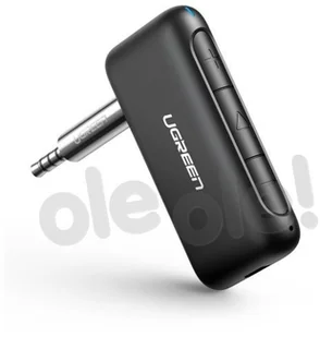 Ugreen Ugreen odbiornik dźwięku Bluetooth 5.0 audio AUX mini jack do samochodu czarny (70303) 70303 - Adaptery i przejściówki - miniaturka - grafika 2