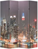 Parawany - vidaXL Składany parawan, 160x180 cm, wzór Nowy Jork nocą - miniaturka - grafika 1