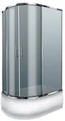 Kabiny prysznicowe - Durasan Palermo 100x80cm prawa WK 100 P - miniaturka - grafika 1