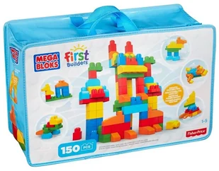 Mega Bloks FIRST BUILDERS KLOCKI TORBA 150EL CNM43 - Klocki - miniaturka - grafika 4
