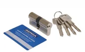 Zamki i wkładki - Gerda Wkładka EVO 30/30 nikiel satyna 4 klucze atestowana klasa 5.1 B - miniaturka - grafika 1
