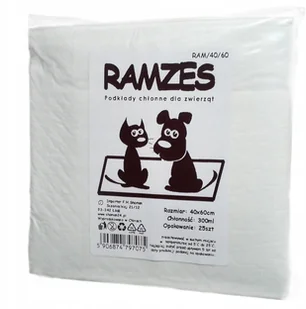 Ramzes Chłonne podkłady maty dla psa 60x40cm x 25 - Maty do nauki czystości - miniaturka - grafika 16